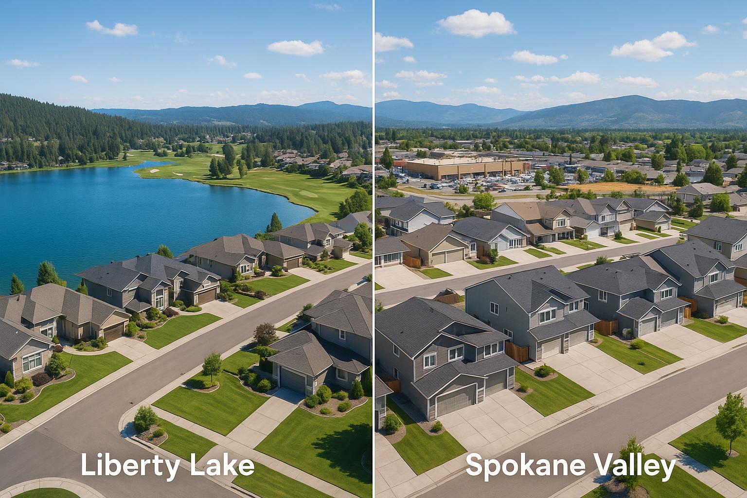 Liberty Lake vs. Spokane Valley 2026: A Homebuyer's Guide